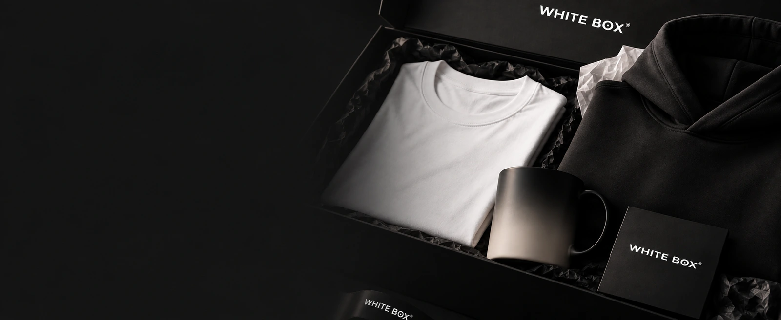 Подарочный набор в чёрной коробке WHITEBOX